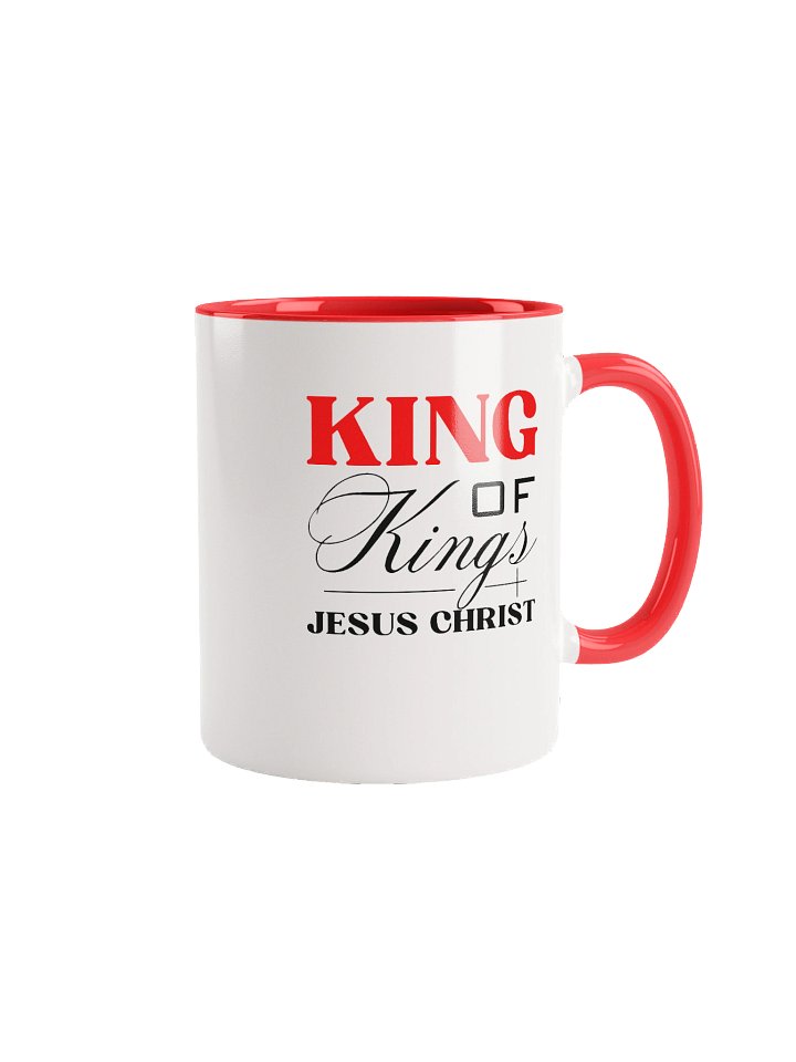 King of Kings Juses Christ Christian Mug | Christian Faith Gift | Inspirational Coffee Cup for Believers product image (2)