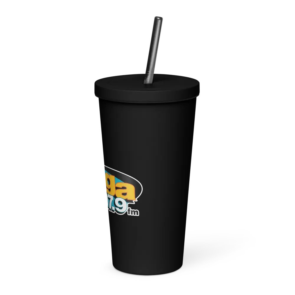 Mega 97.9 Insulated Tumbler with a Straw product image (3)