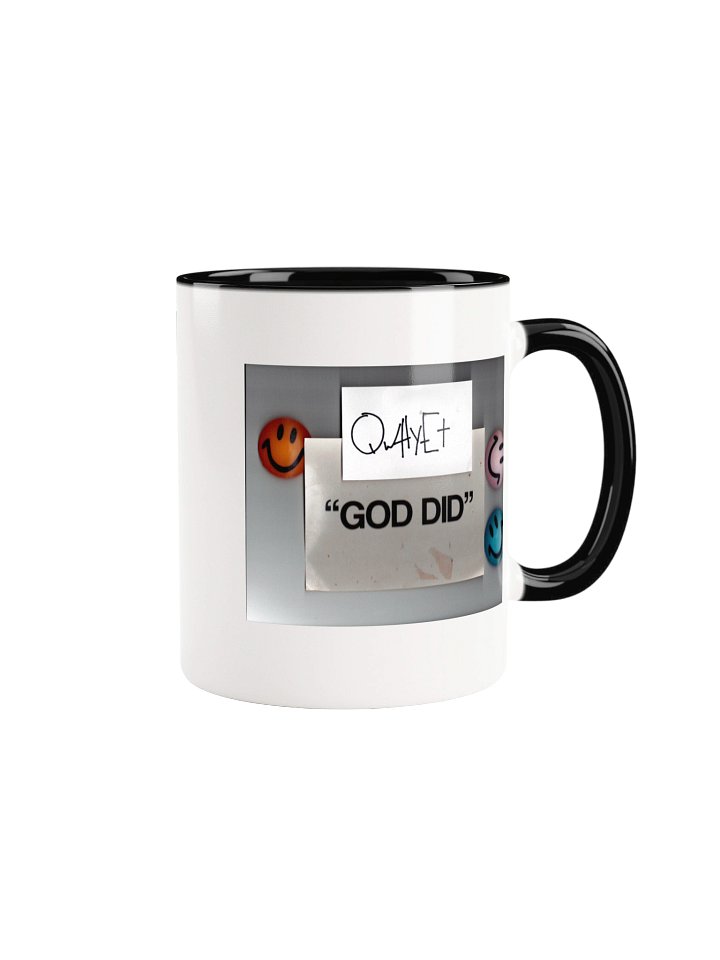 QWHYET "GOD DID" Color Pop Ceramic Mug product image (4)