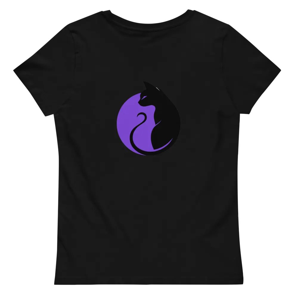 KawaiKitten Fitted Black Tee product image (2)