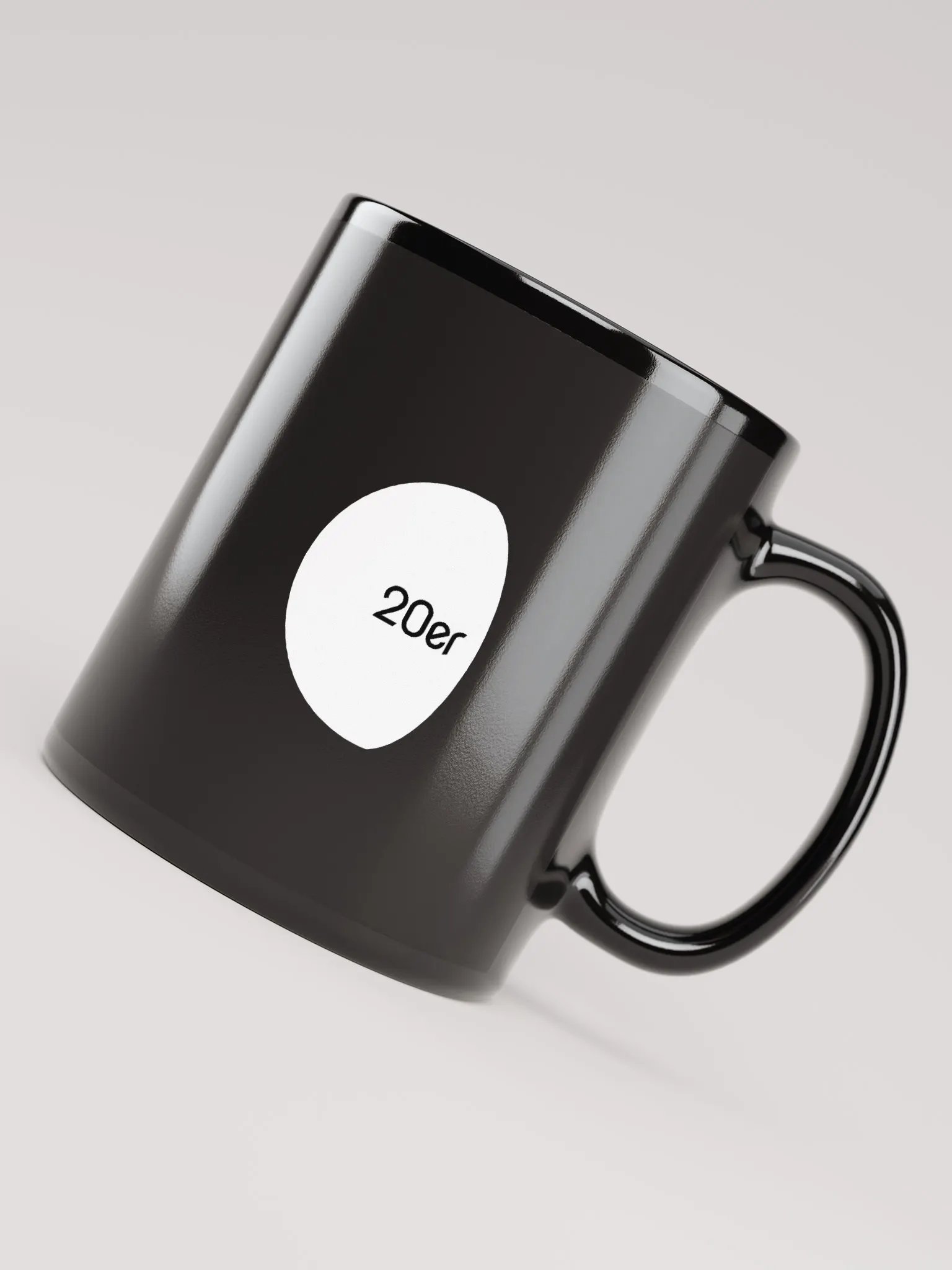 20er (Black Glossy Mug) product image (4)