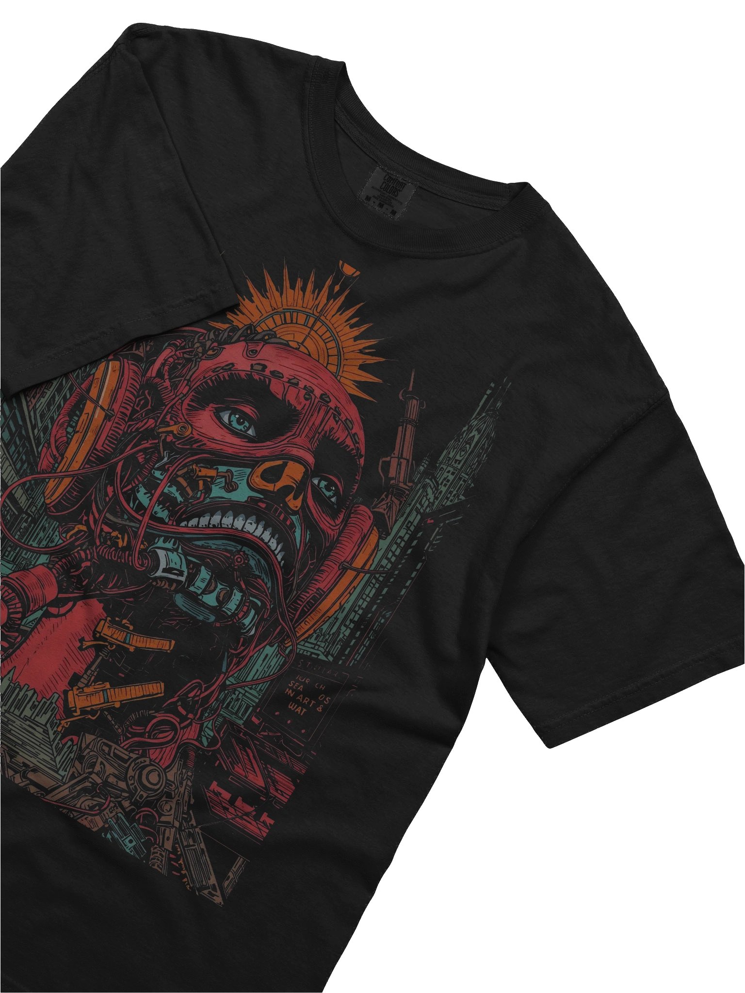 Cybernetic Soundwaves Heavyweight T-Shirt product image (2)