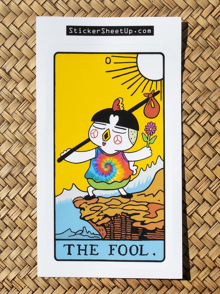 The Fool Tarot Sticker / Spicy Noods Edition product image (2)