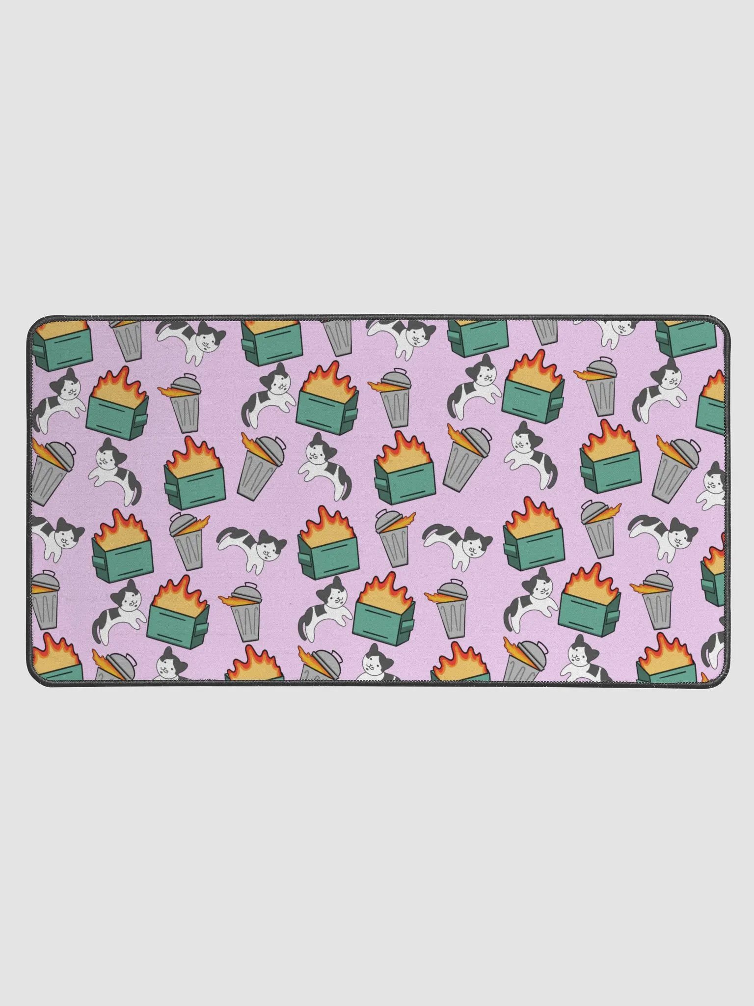 Dumpster Fire Desk Mat product image (1)