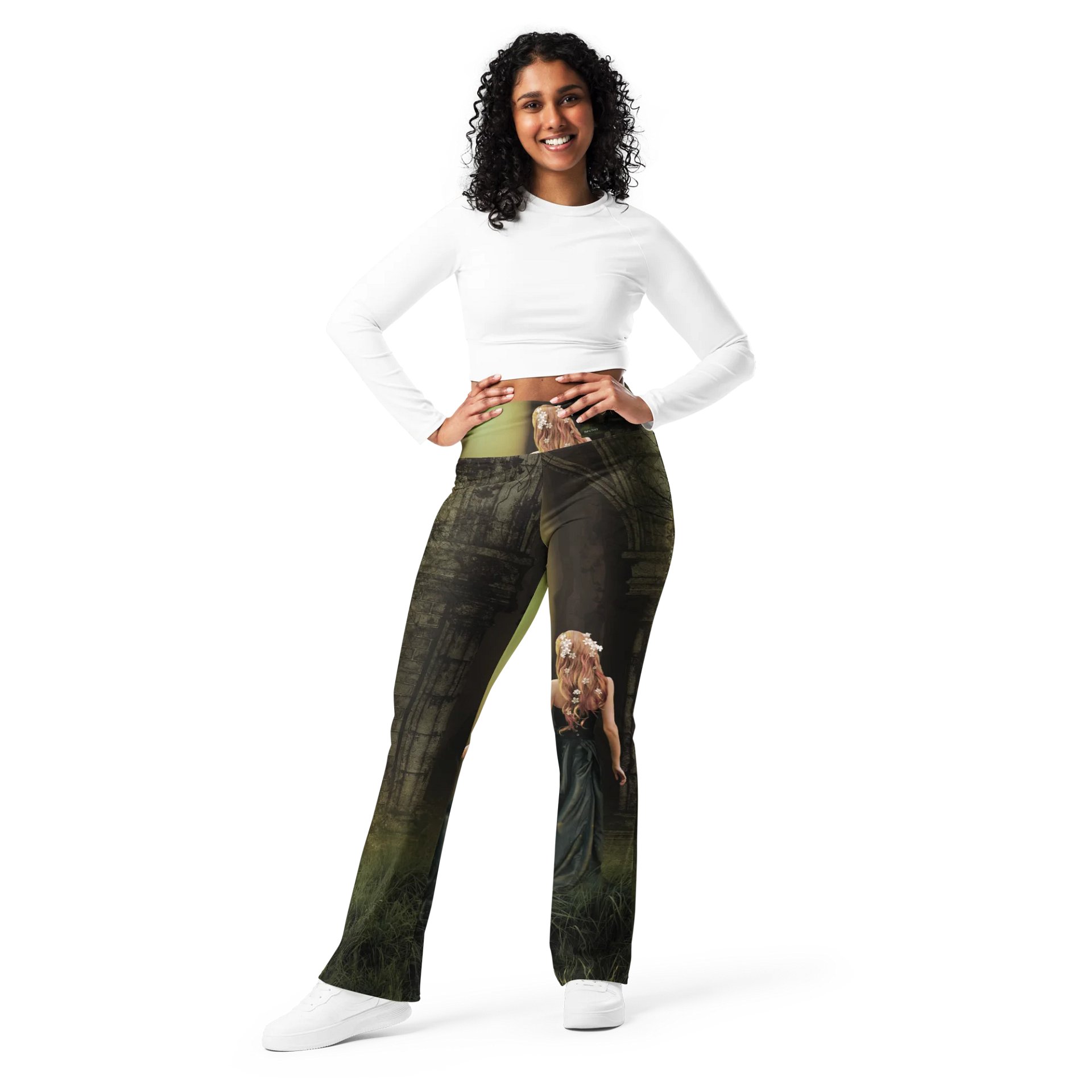 'Elven Stories - Blinded By The Light' Flare Leggings product image (10)