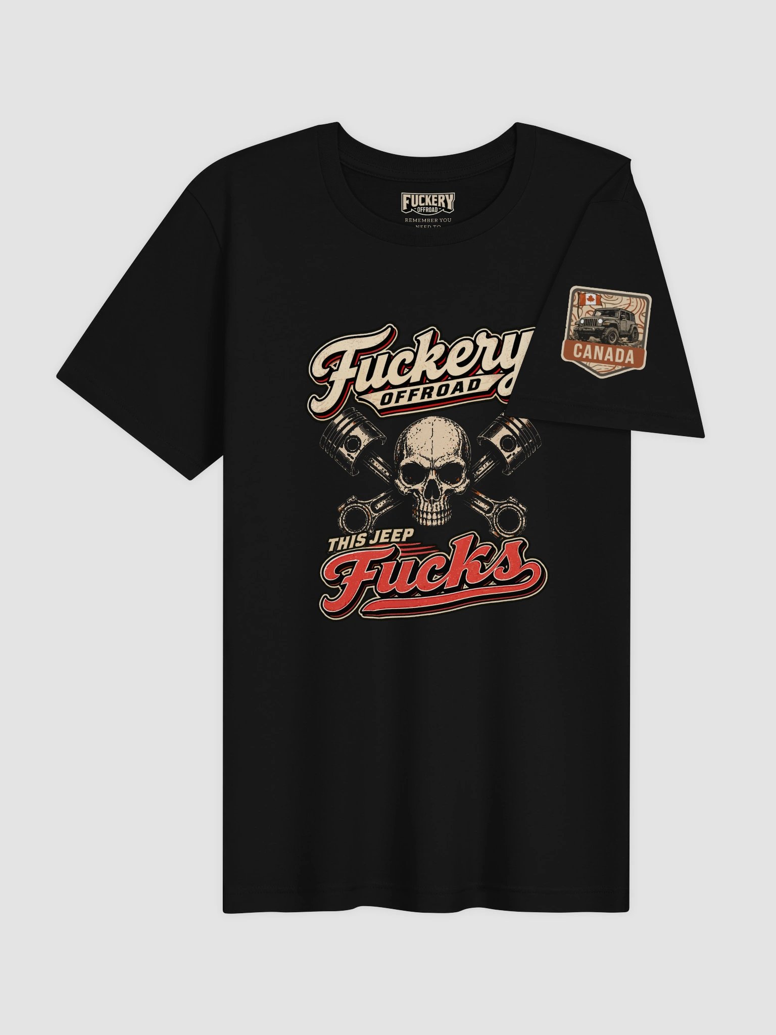 Unisex t-shirt with This Jeep Fucks (Version 2) product image (3)