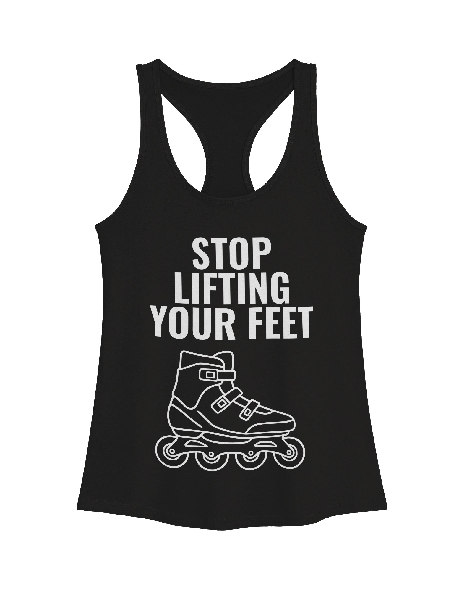 Stop Lifting Your Feet - Women’s Racerback Tank Top product image (1)