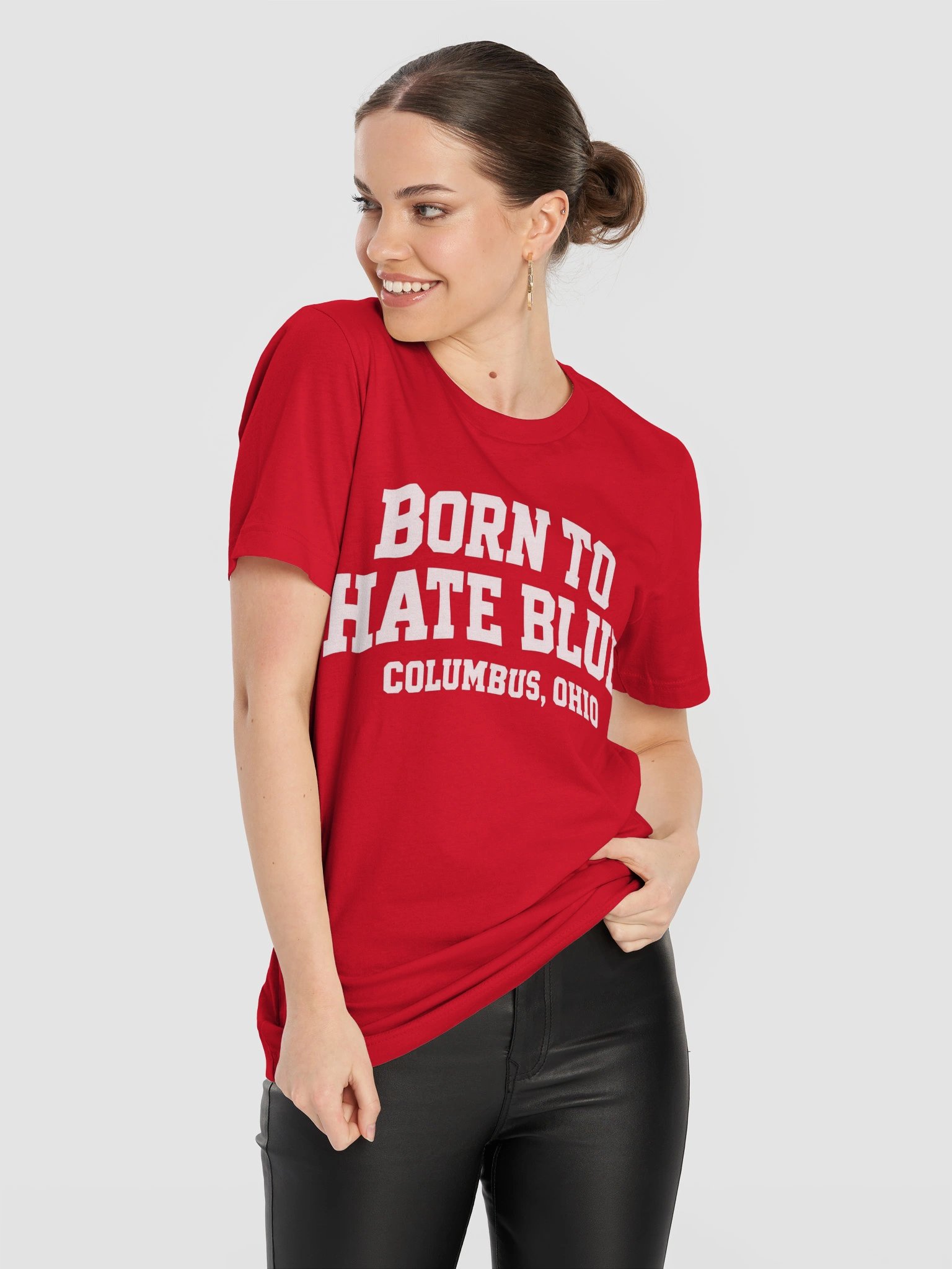 Ohio Born To Hate Blue T-Shirt product image (11)