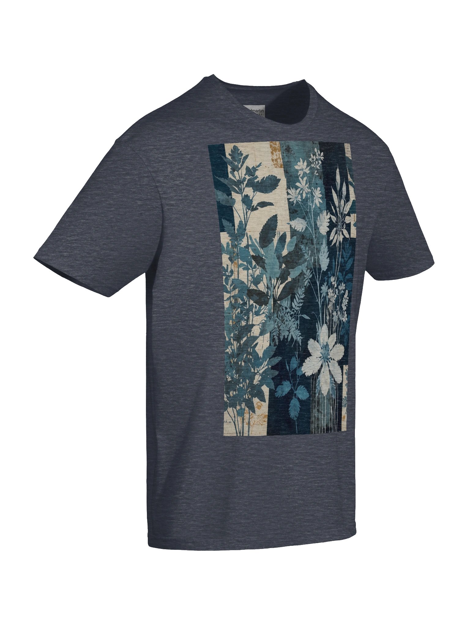 Botanical Cyanotype Design T-Shirt product image (38)