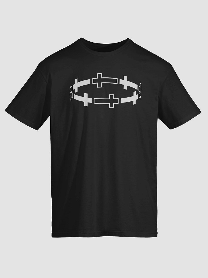 White Cross Circuit Unisex Tee product image (1)