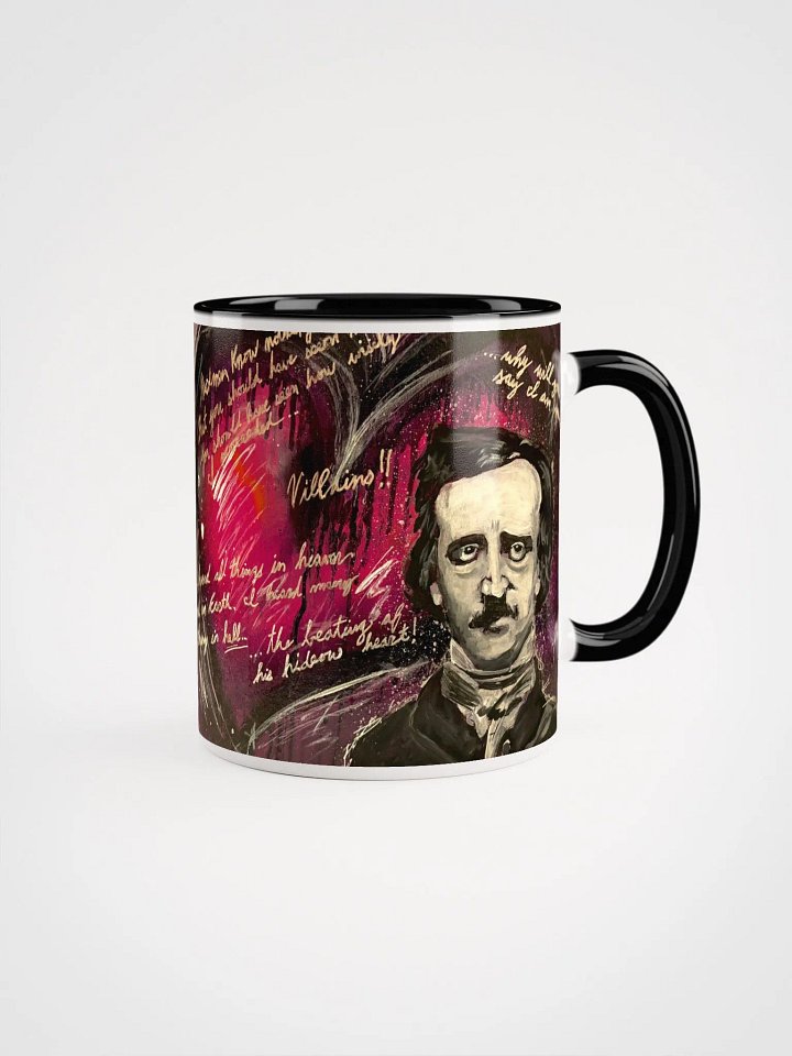 Edgar Allen Poe Heart Mug product image (1)
