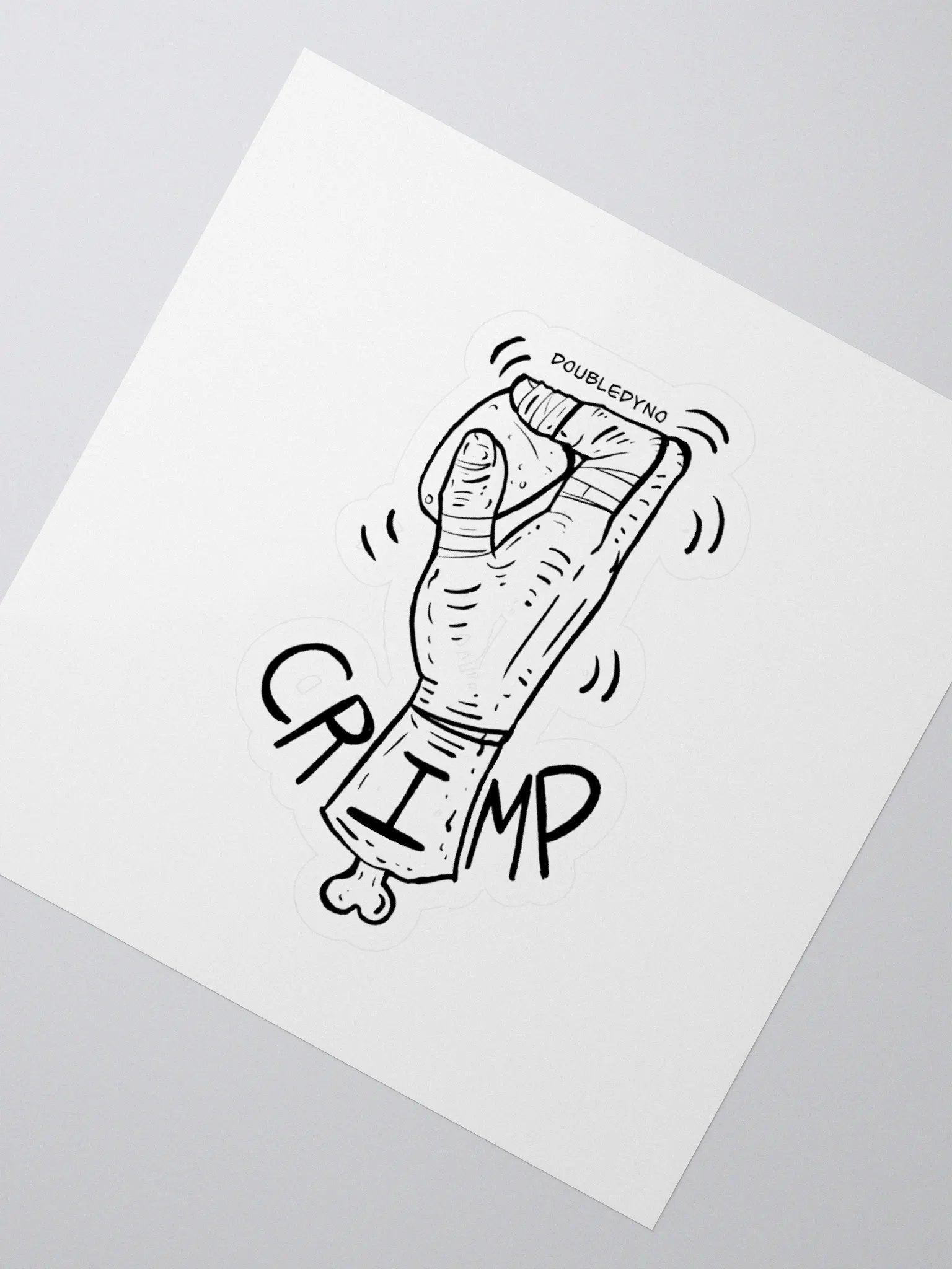 Crimp hold sticker product image (2)