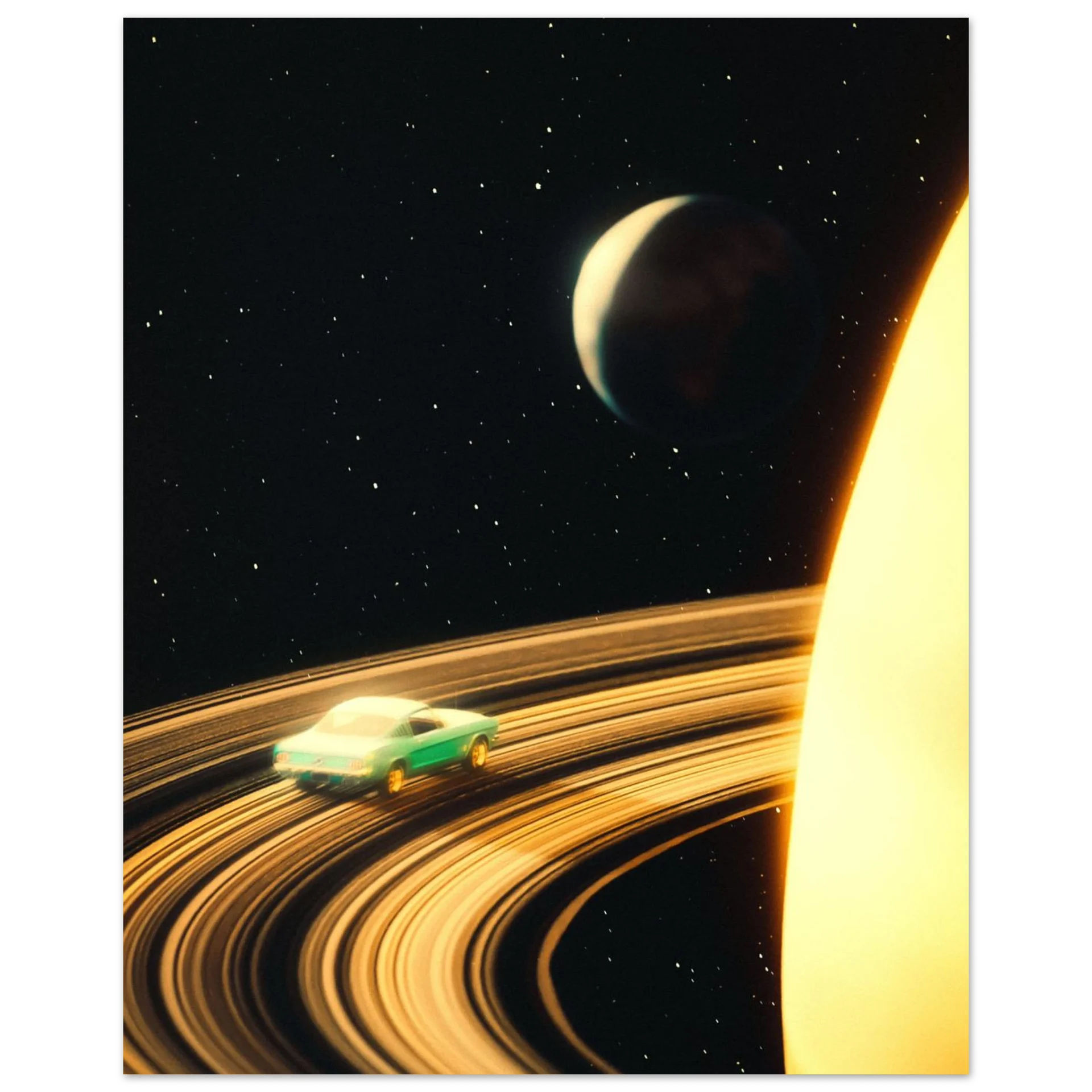 Saturn Highway Wall Art