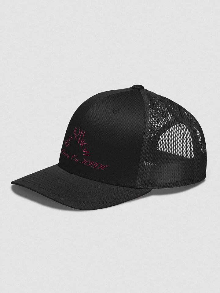 The Lives On HIGH | LOH Circle | Trucker Hat | Pink product image (2)