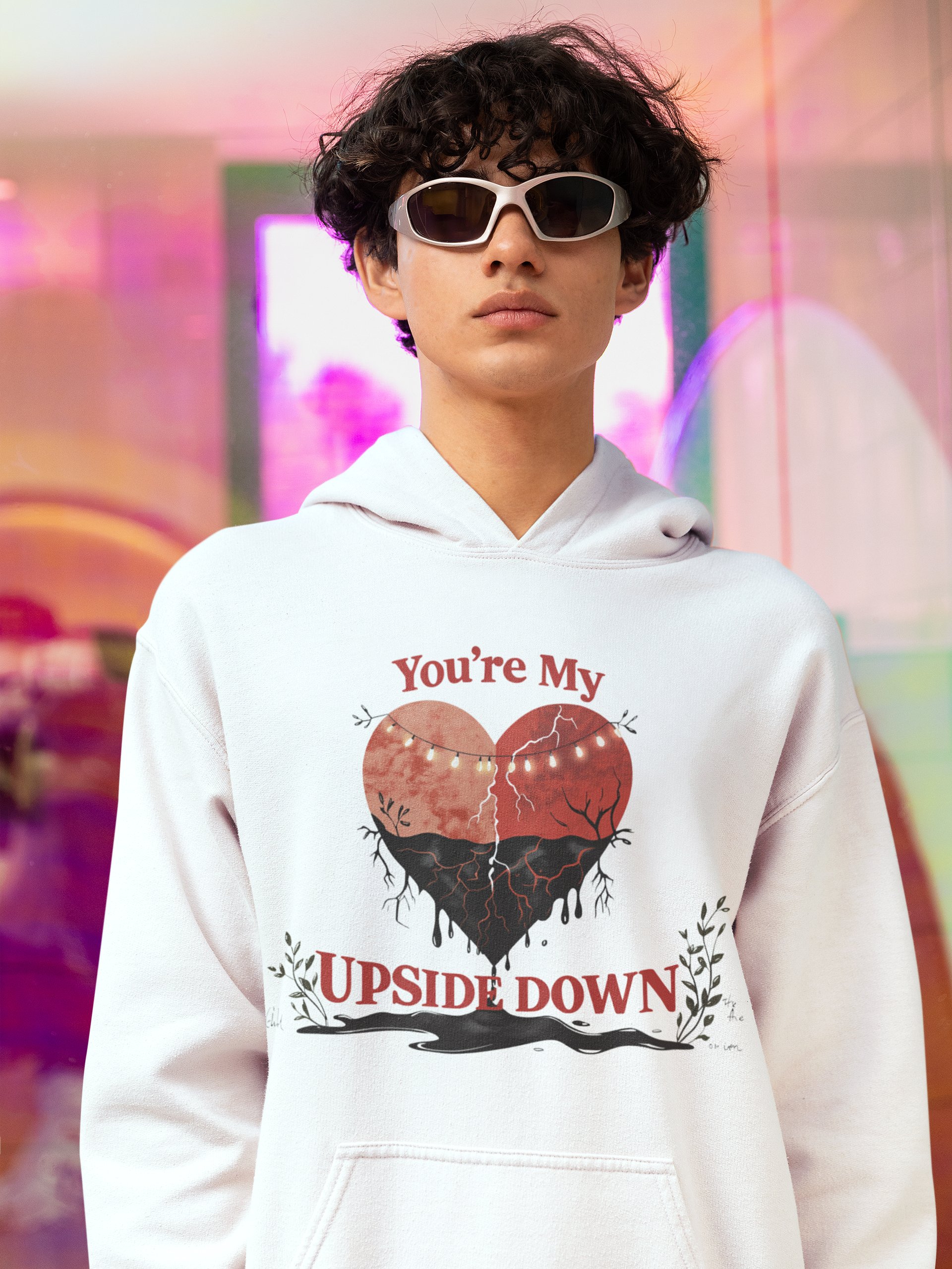 You’re My Upside Down Valentine Hoodie, Stranger Things Inspired Shirt Design product image (1)