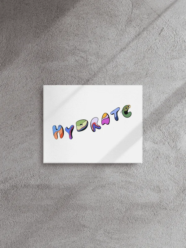 HYDRATE / Canvas Print product image (1)