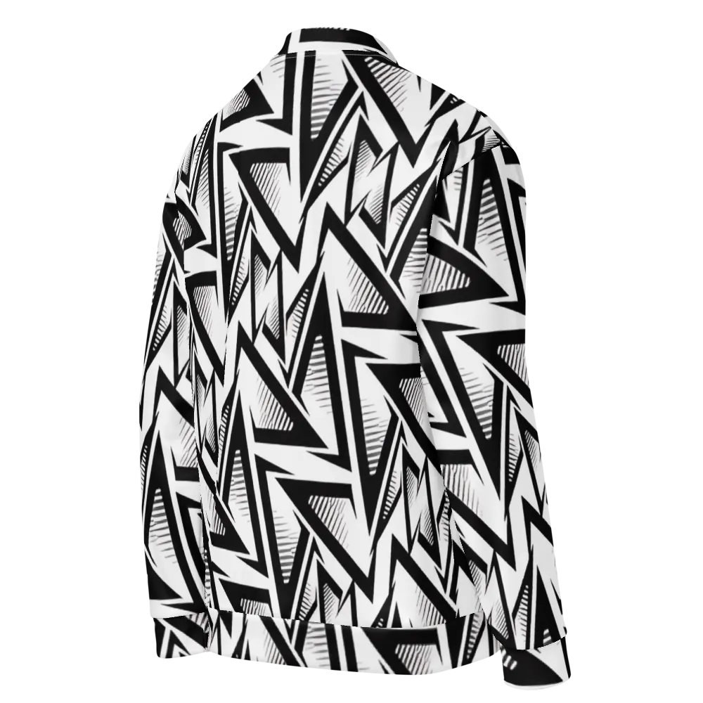 Dynamic Triangles All-Over Bomber Jacket product image (8)