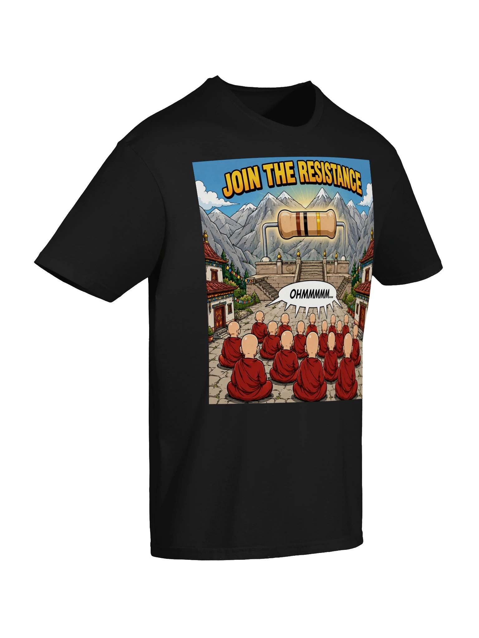 Join the Resistance – Funny Ohm Physics Pun T-Shirt product image (6)