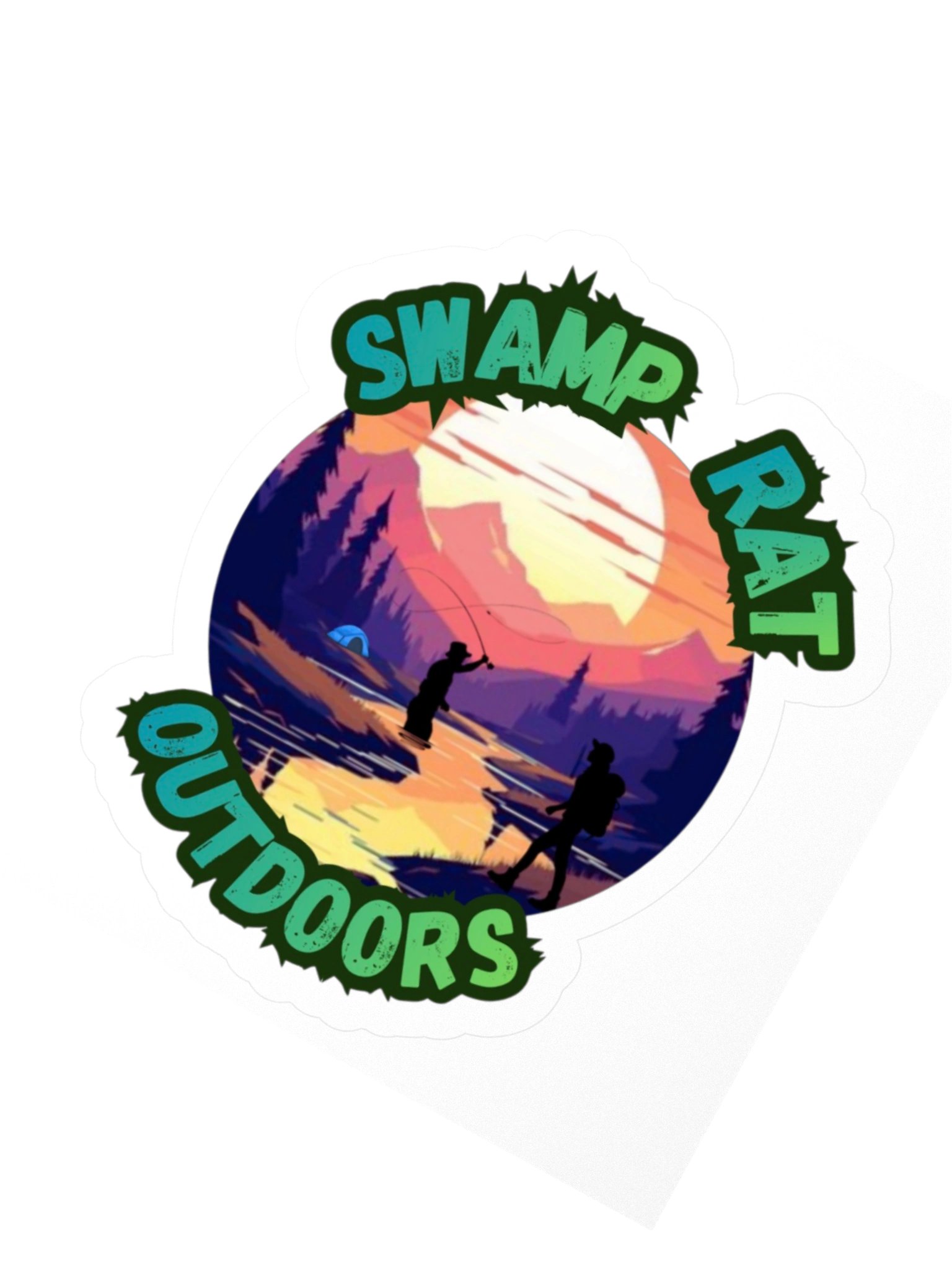 Swamp Rat Logo Sticker product image (2)