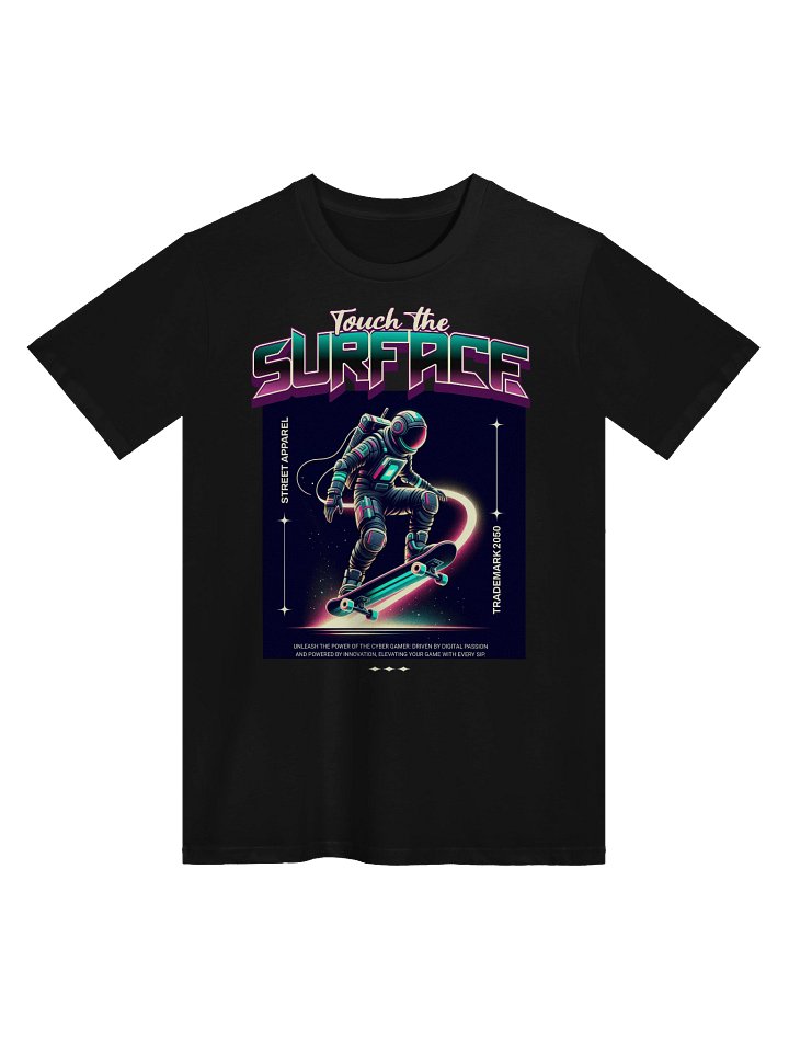 Astronaut Graphic T-Shirt: Touching the Surface Design product image (5)