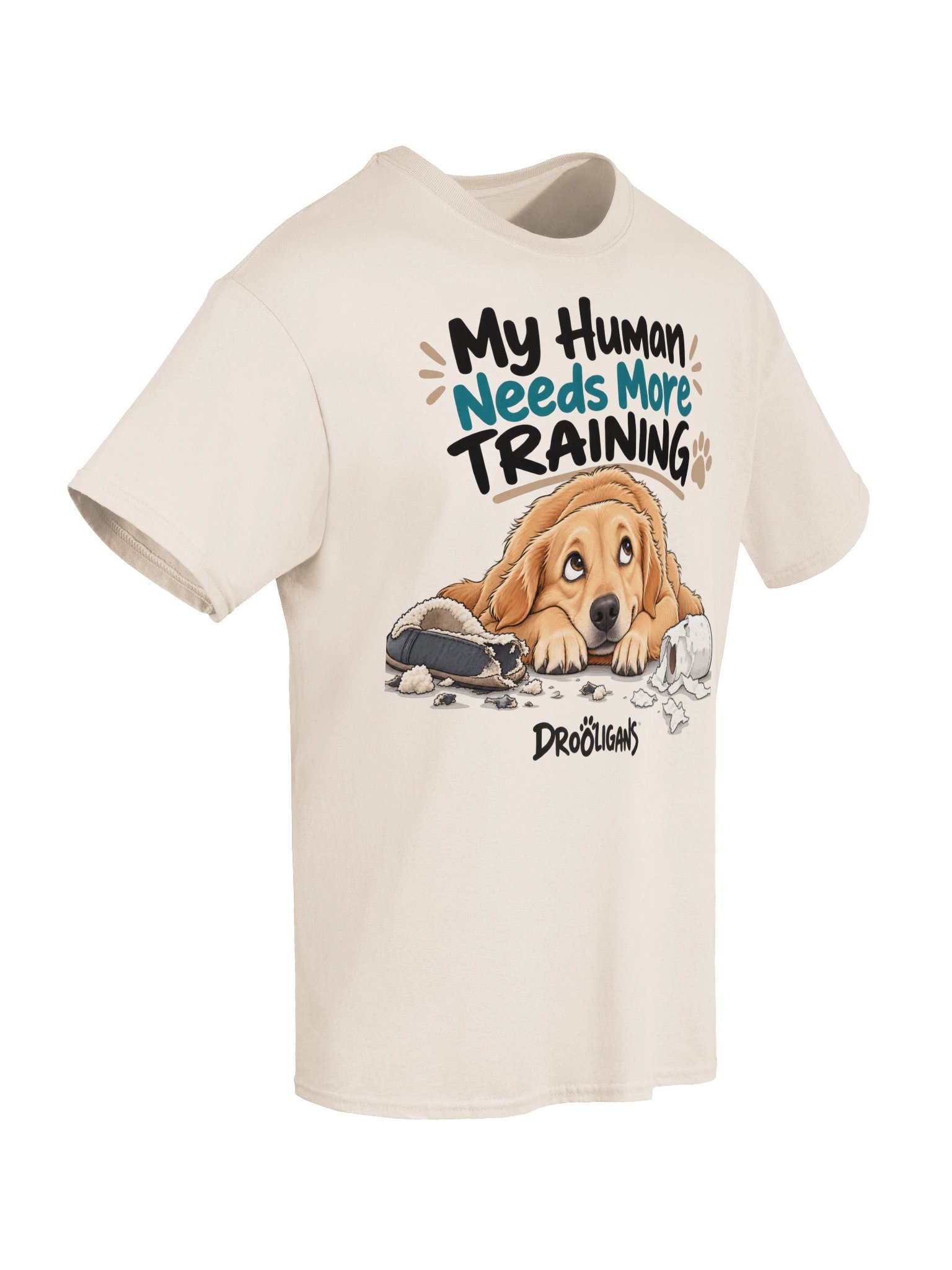My Human Needs More Training – Funny Dog T-Shirt product image (6)