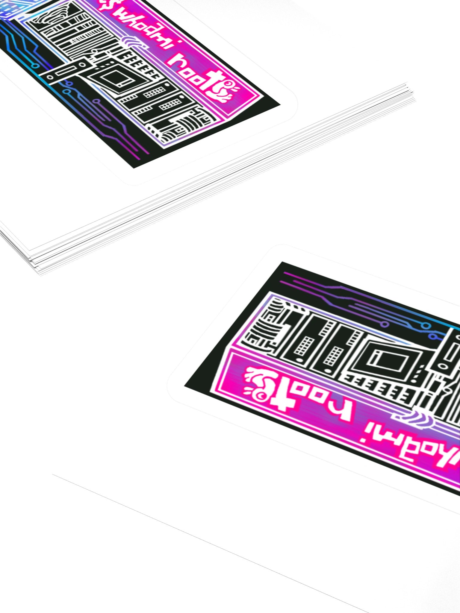 Cyberpunk Server With Graffiti of Linux Command Line_Black product image (4)