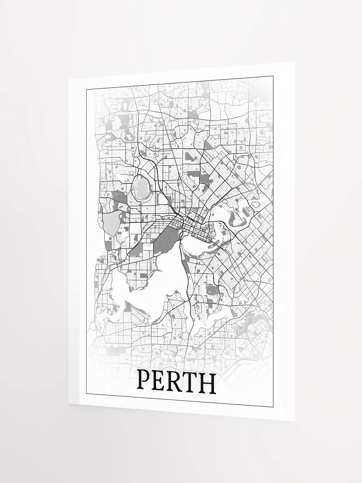 Perth, Australia, city map print product image (6)