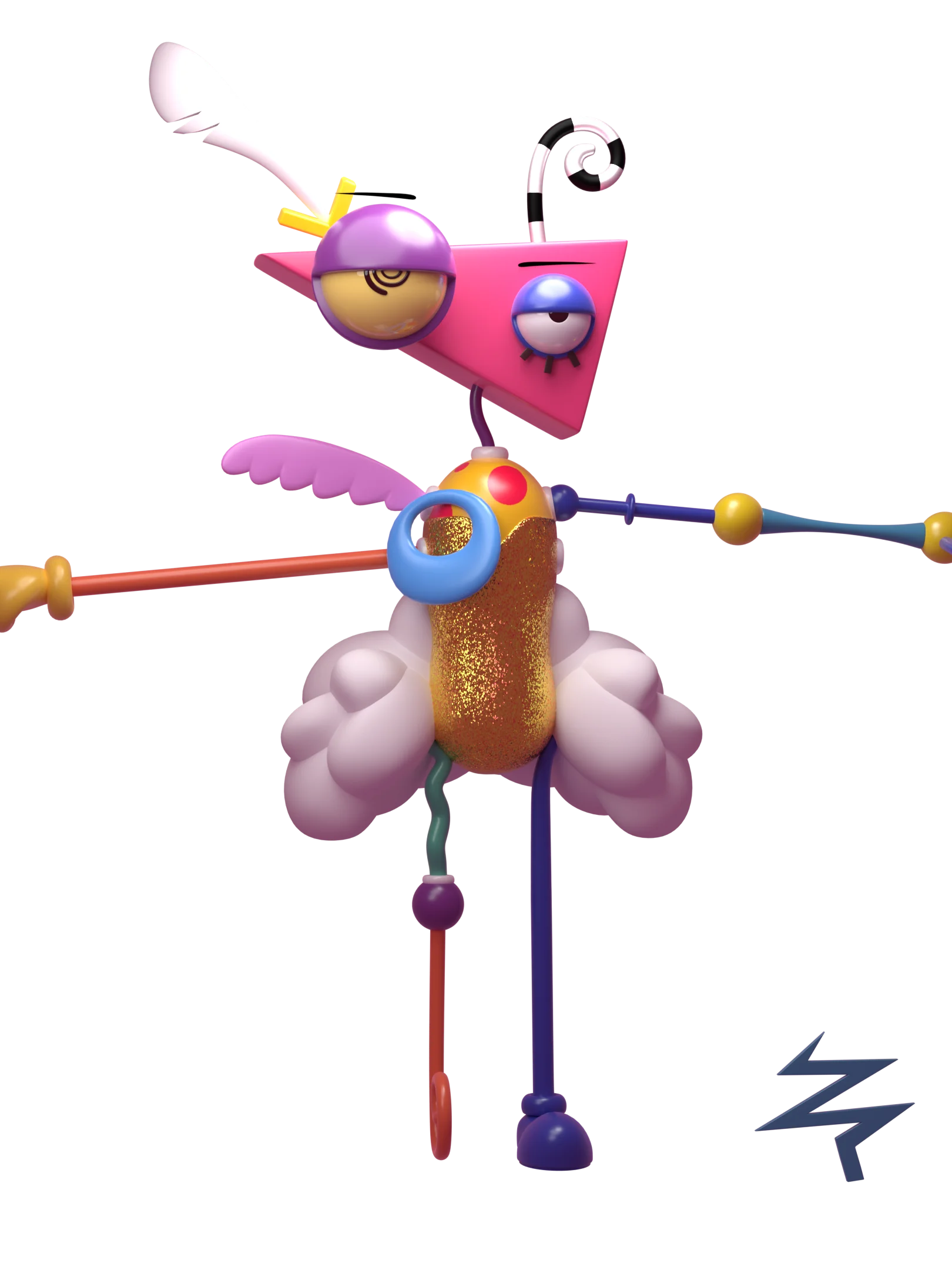 [.blend] Zooble Dancer - Blender Character Rig product image (1)