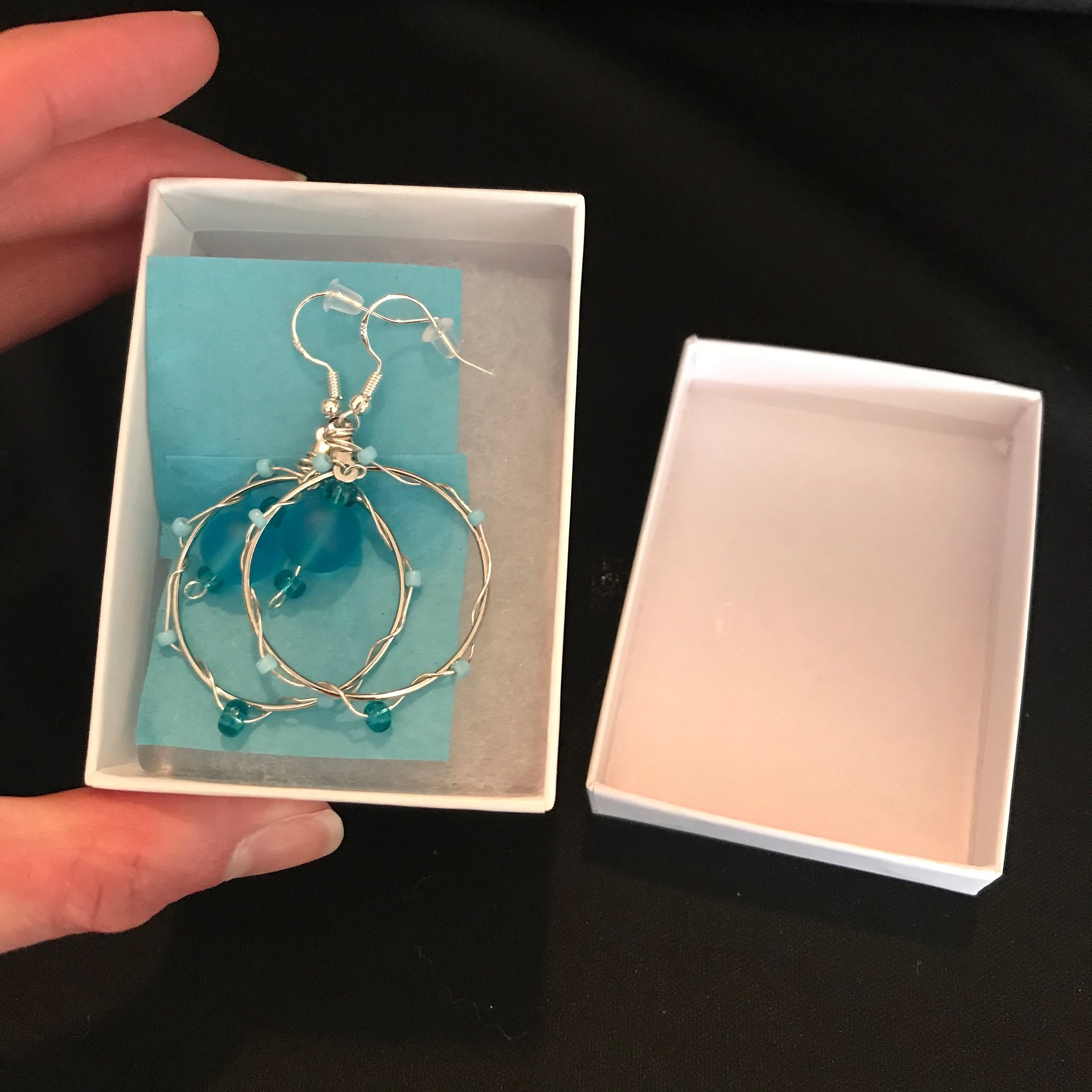Summer Blue Drop Earrings product image (2)
