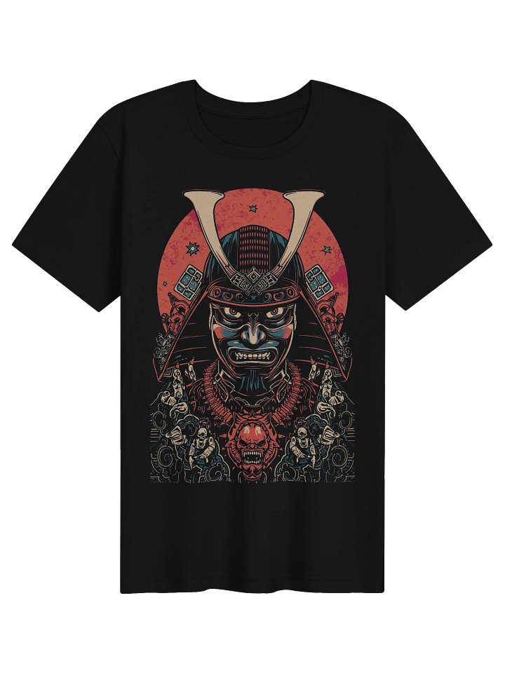 Horned Samurai Demon Lightweight T-Shirt product image (1)