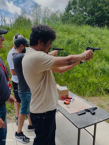 Locked in, focused, and trying something new. 🎯

#ShootingRange #LondonOntario #CanadaLife #WeekendAdventure #NewExperience