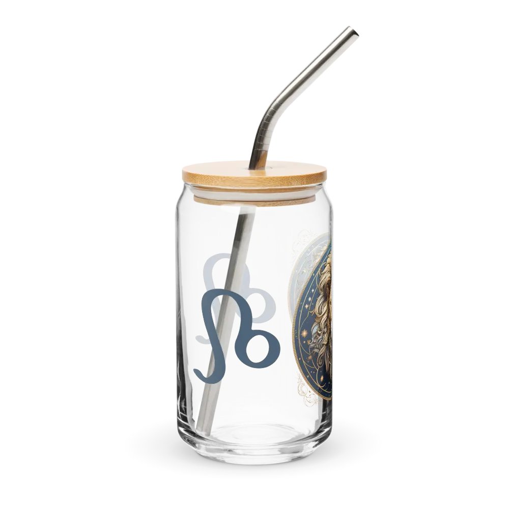 Leo Zodiac Glass Can Sipper product image (5)