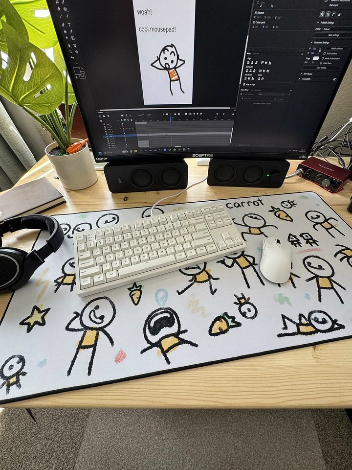 doodle desk mat product image (2)