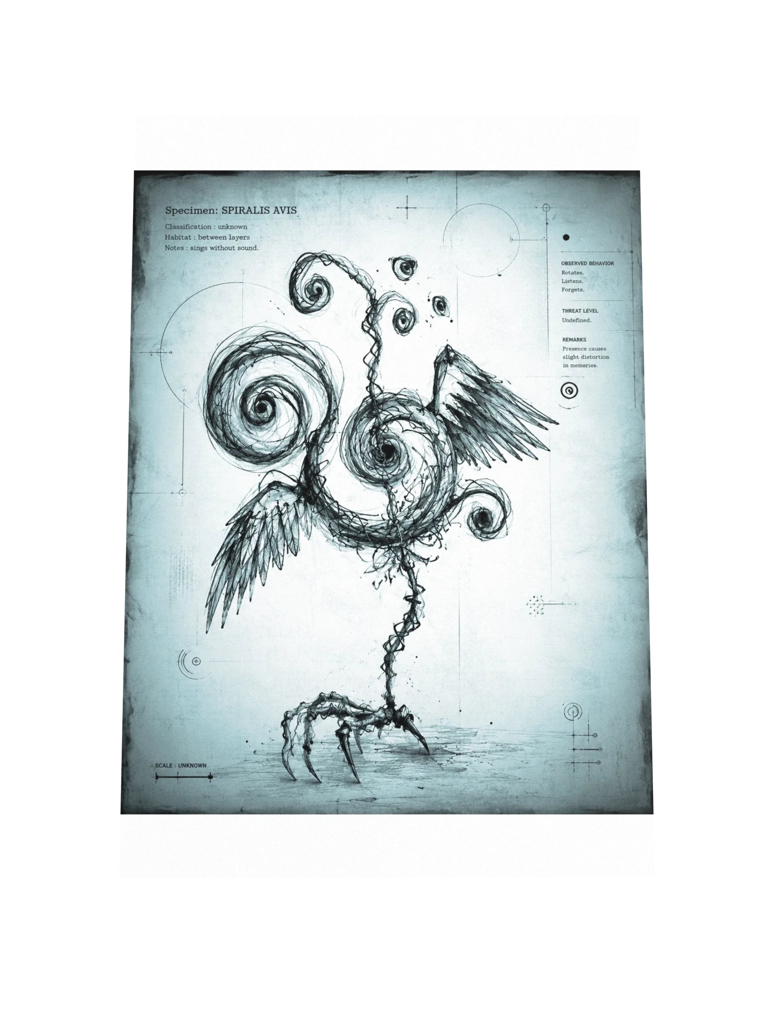 SPIRALIS AVIS — Specimen Poster product image (1)