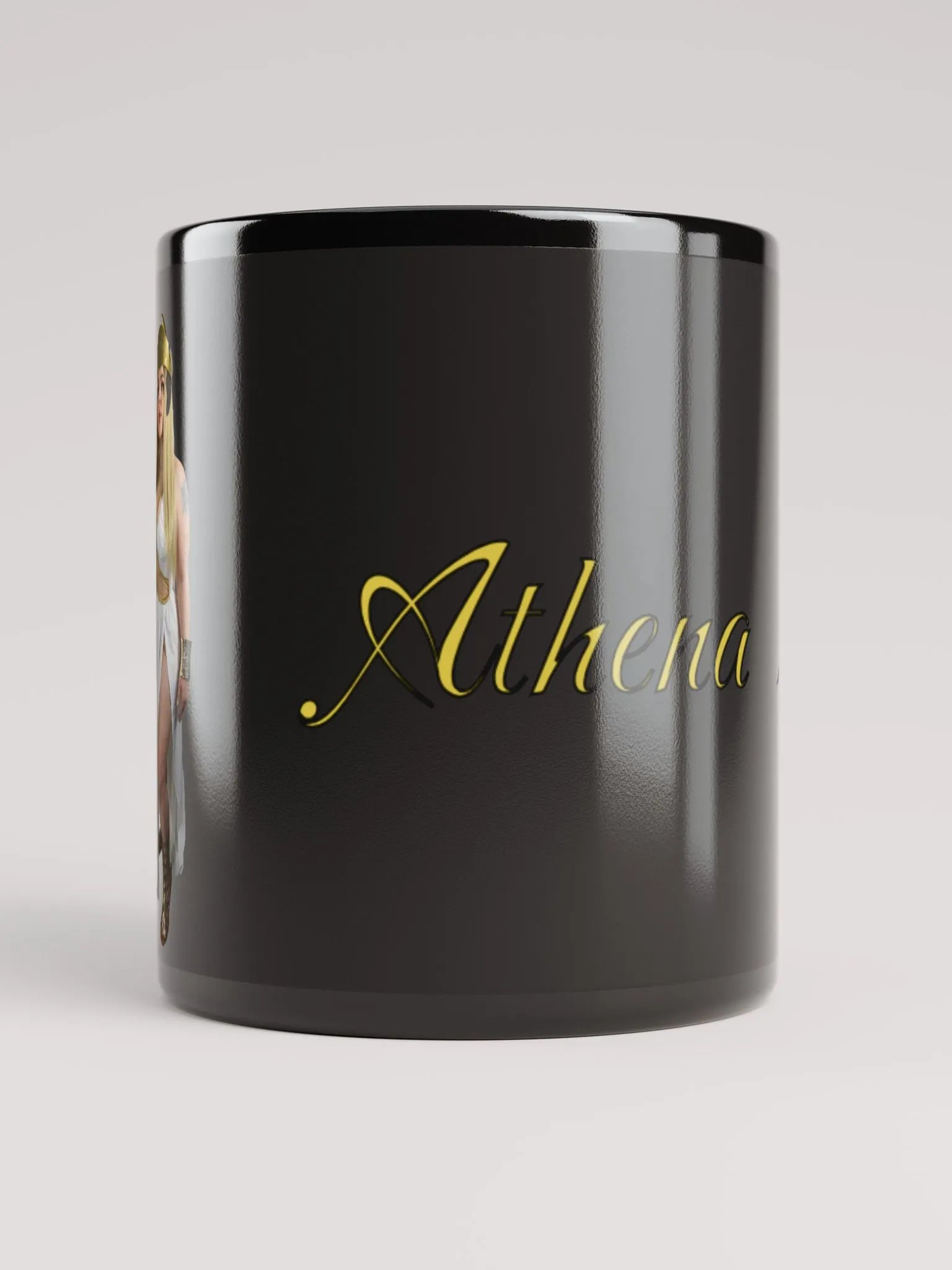 Athena Black Mug product image (3)