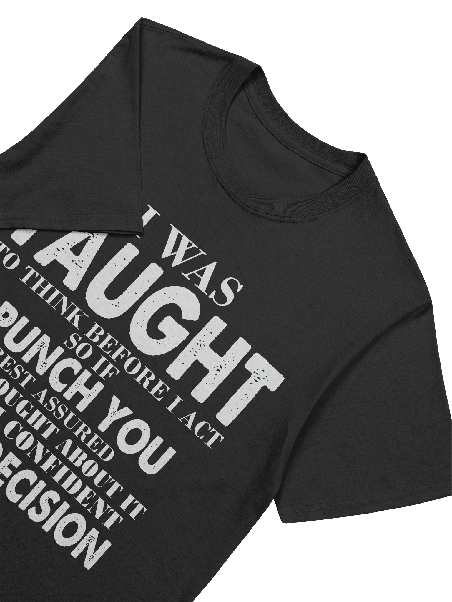 Meme – Think Before Act – Punch Decision – Gildan Softstyle T-Shirt product image (5)