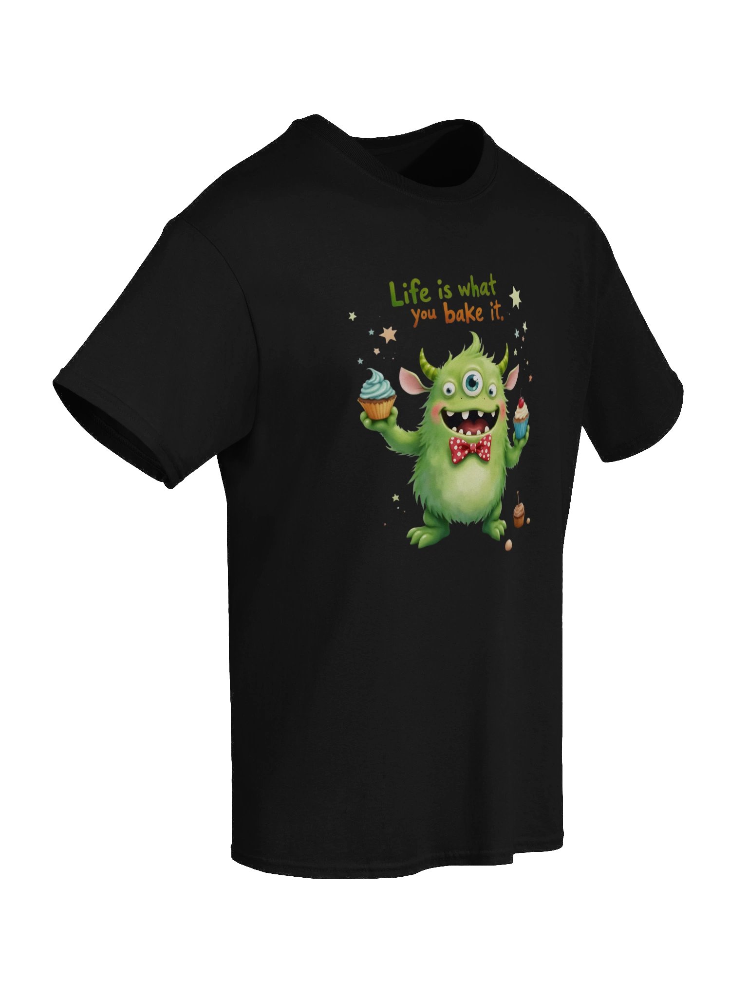"Life is What You Bake It" Funny Baking Monster T-Shirt - Cute Baker Gift for Baking Lovers product image (6)