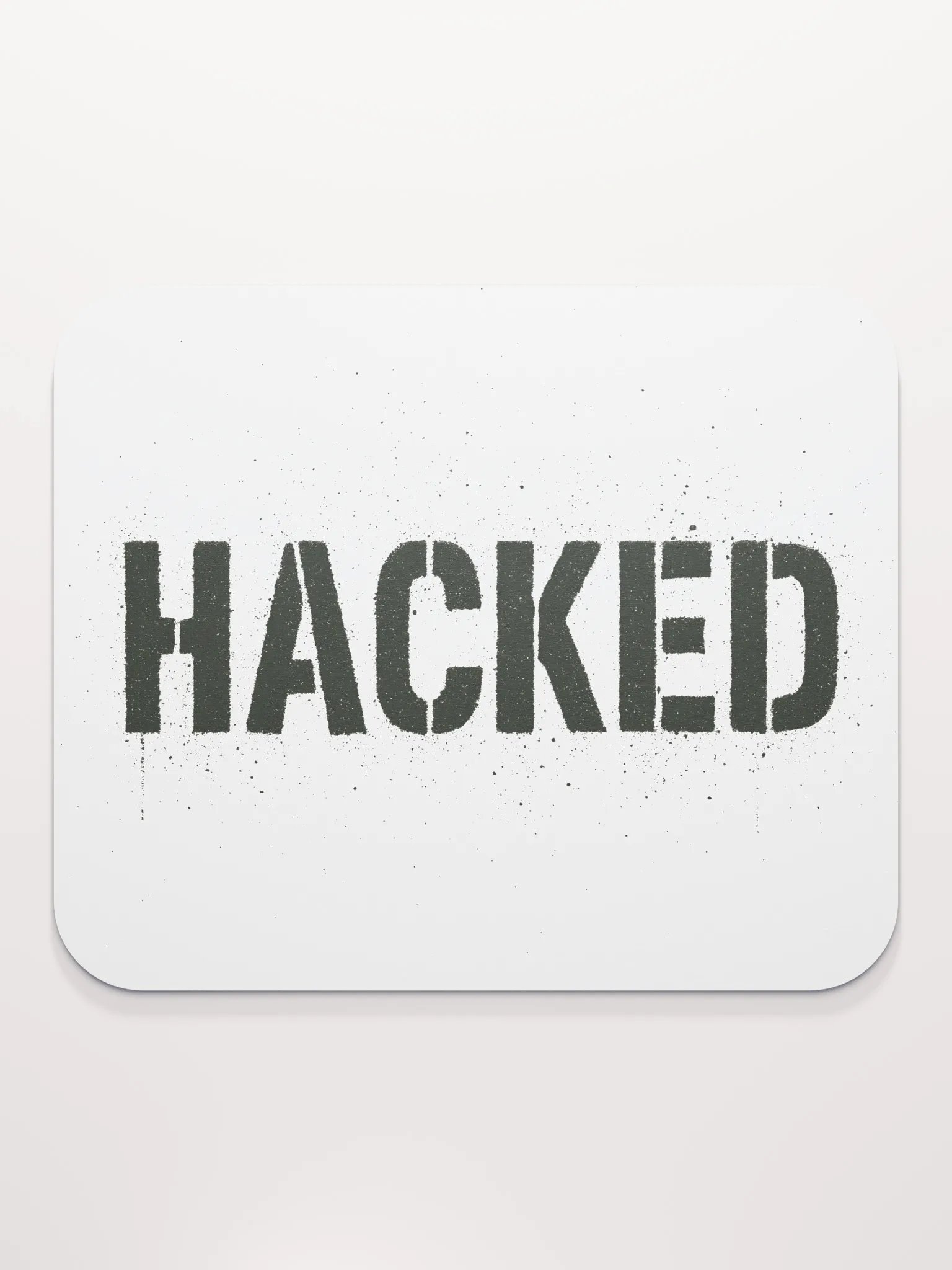 Hacked Mouse Pad White product image (2)