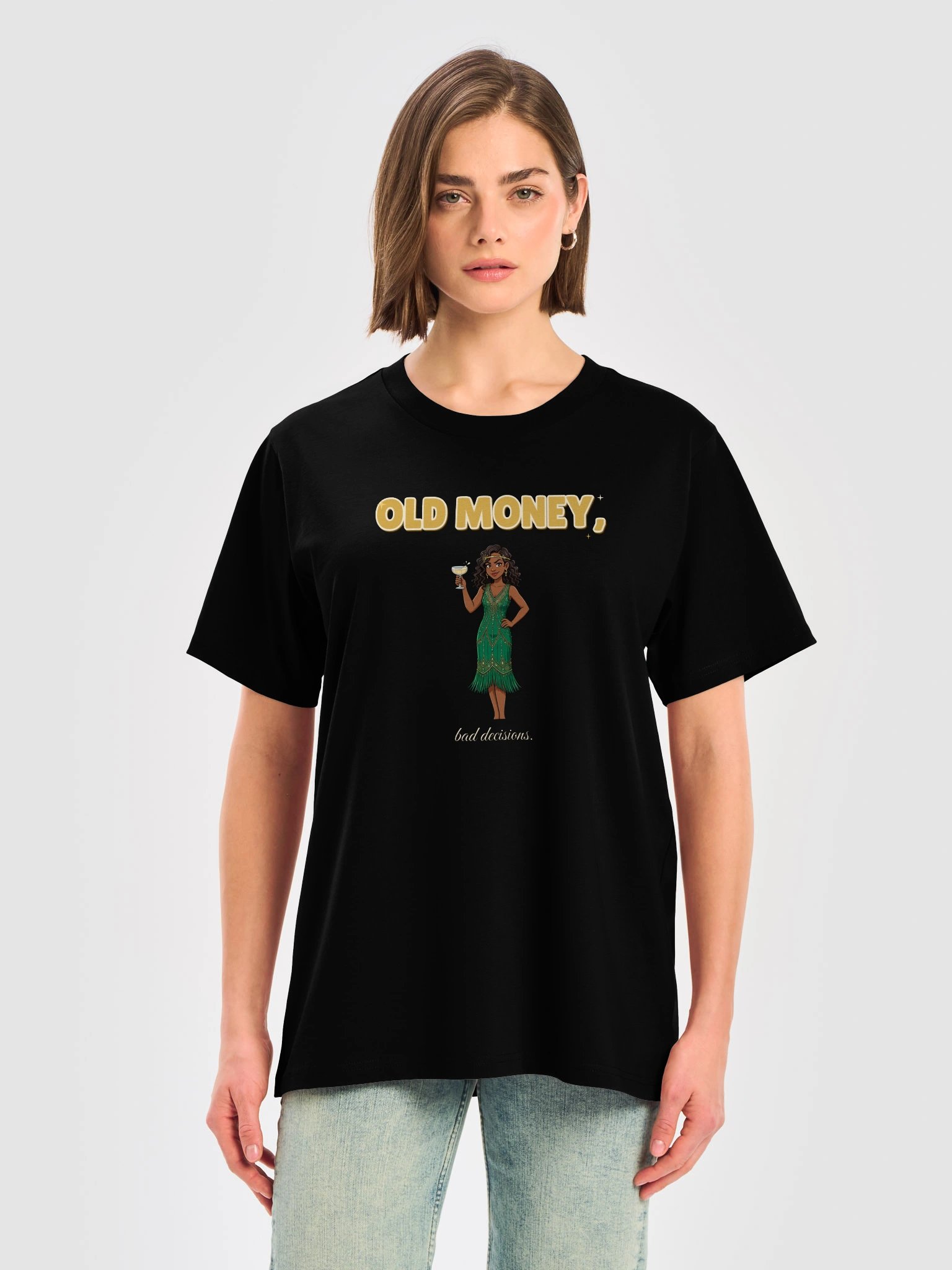 Old Money Bad Decisions Tee product image (5)
