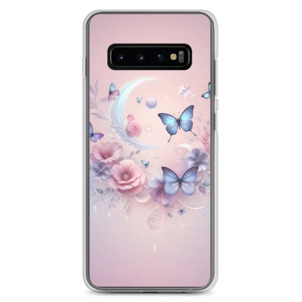 Pink Butterfly Samsung® Clear Case product image (2)