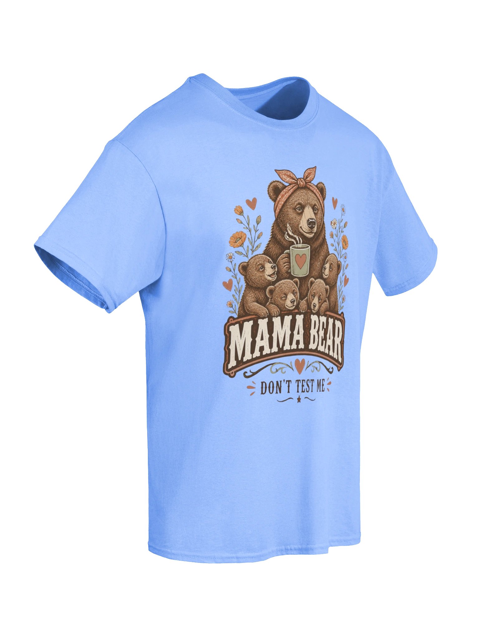 Mama Bear Shirt, Funny Mom Tee, Mother’s Day Gift, Coffee Mom Sweatshirt, Don’t Test Me Mom Shirt product image (57)