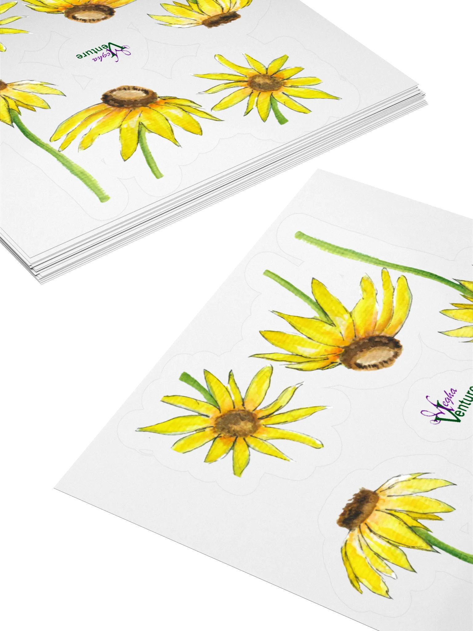 Yellow Coneflowers Sticker product image (4)