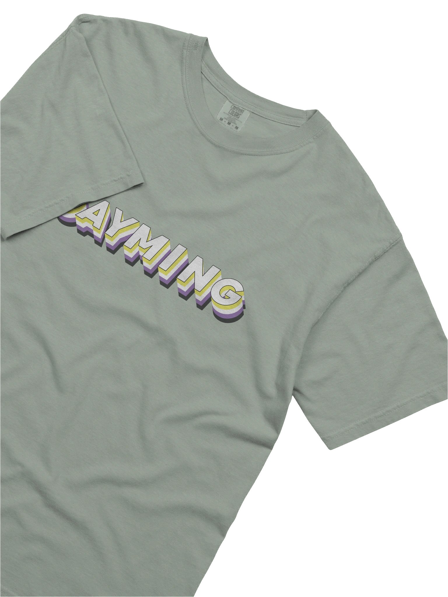 Gayming Nonbinary Pride Tee product image (5)