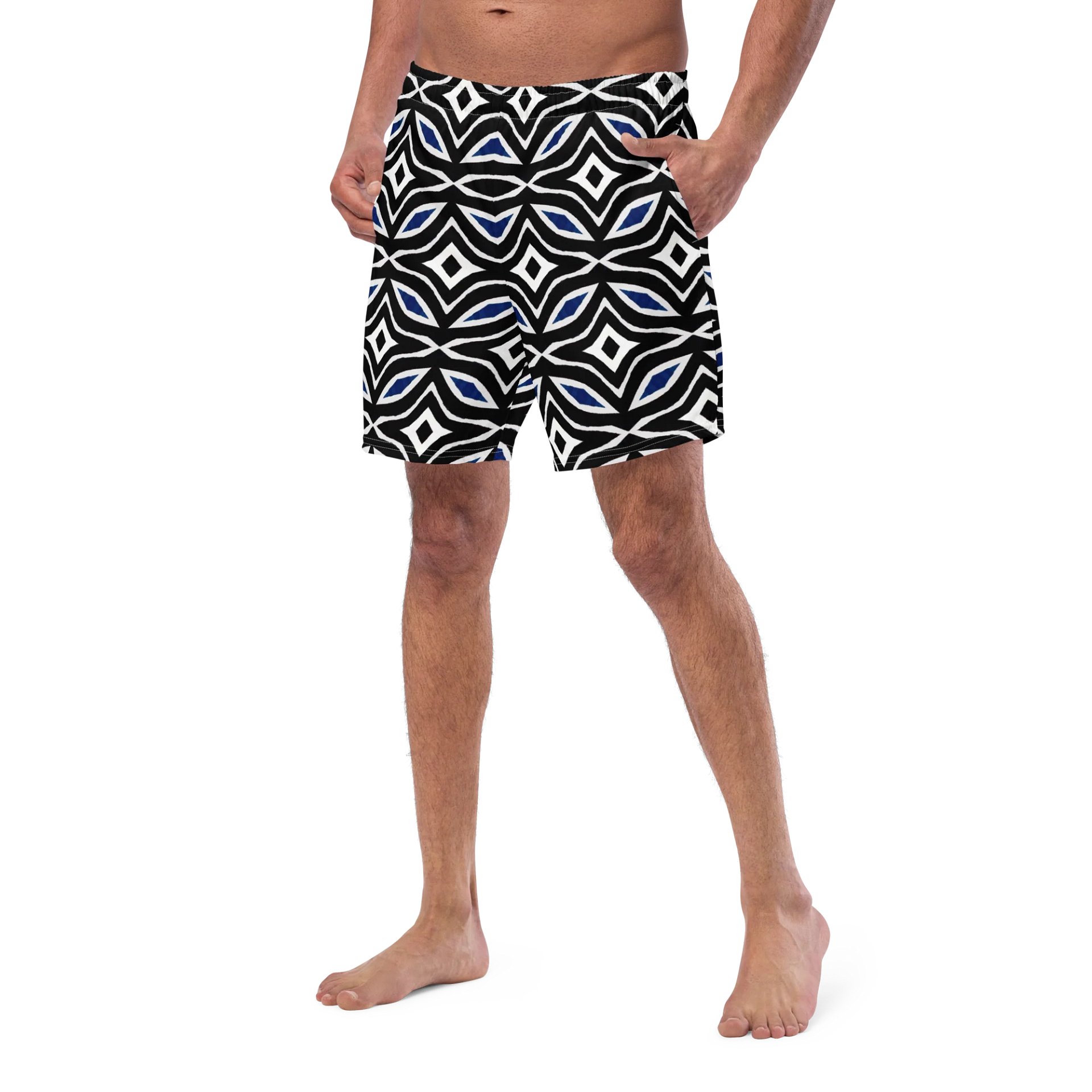 Symmetric Monochrome Swim Trunks product image (2)