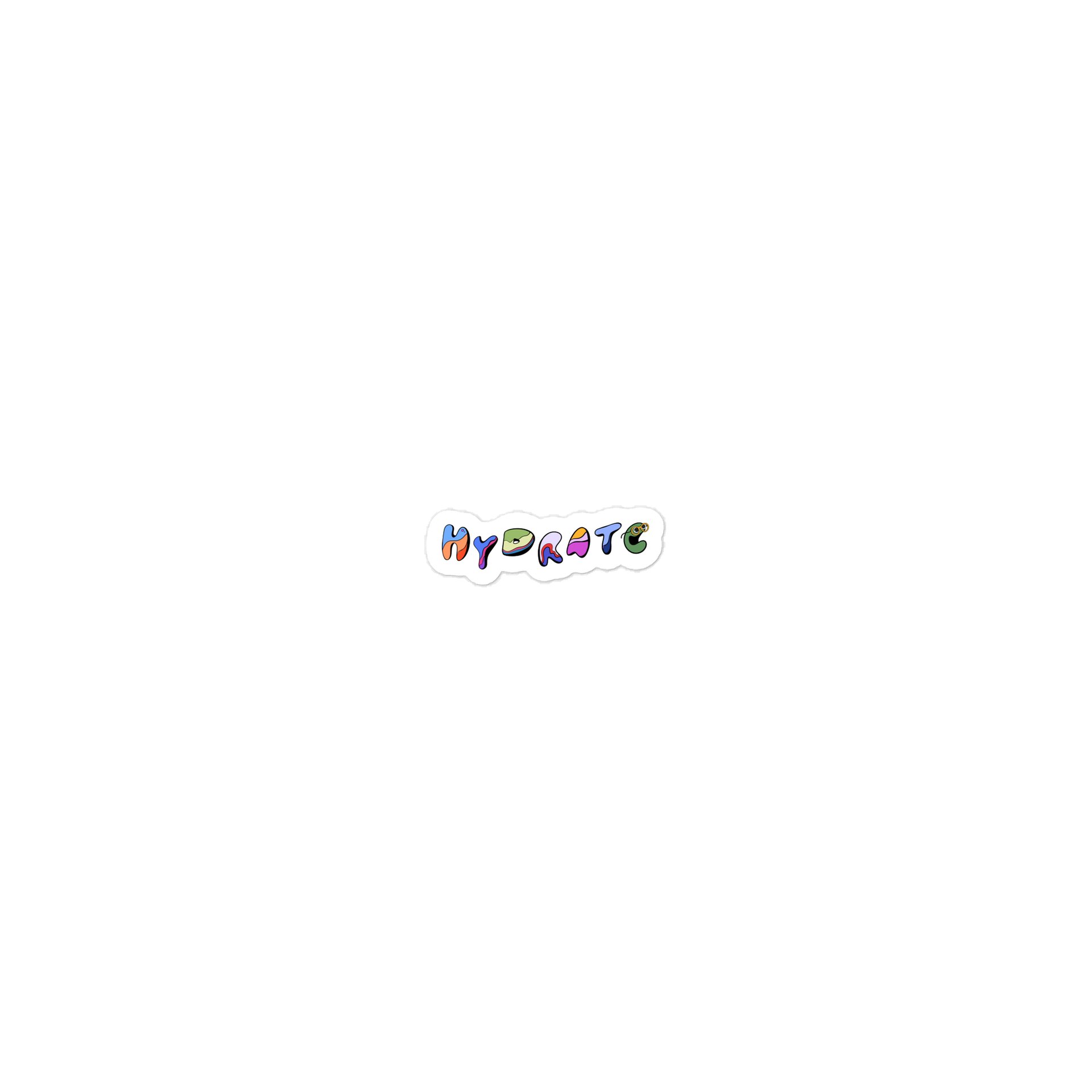 HYDRATE / Water Resistant Die-Cut Sticker product image (1)