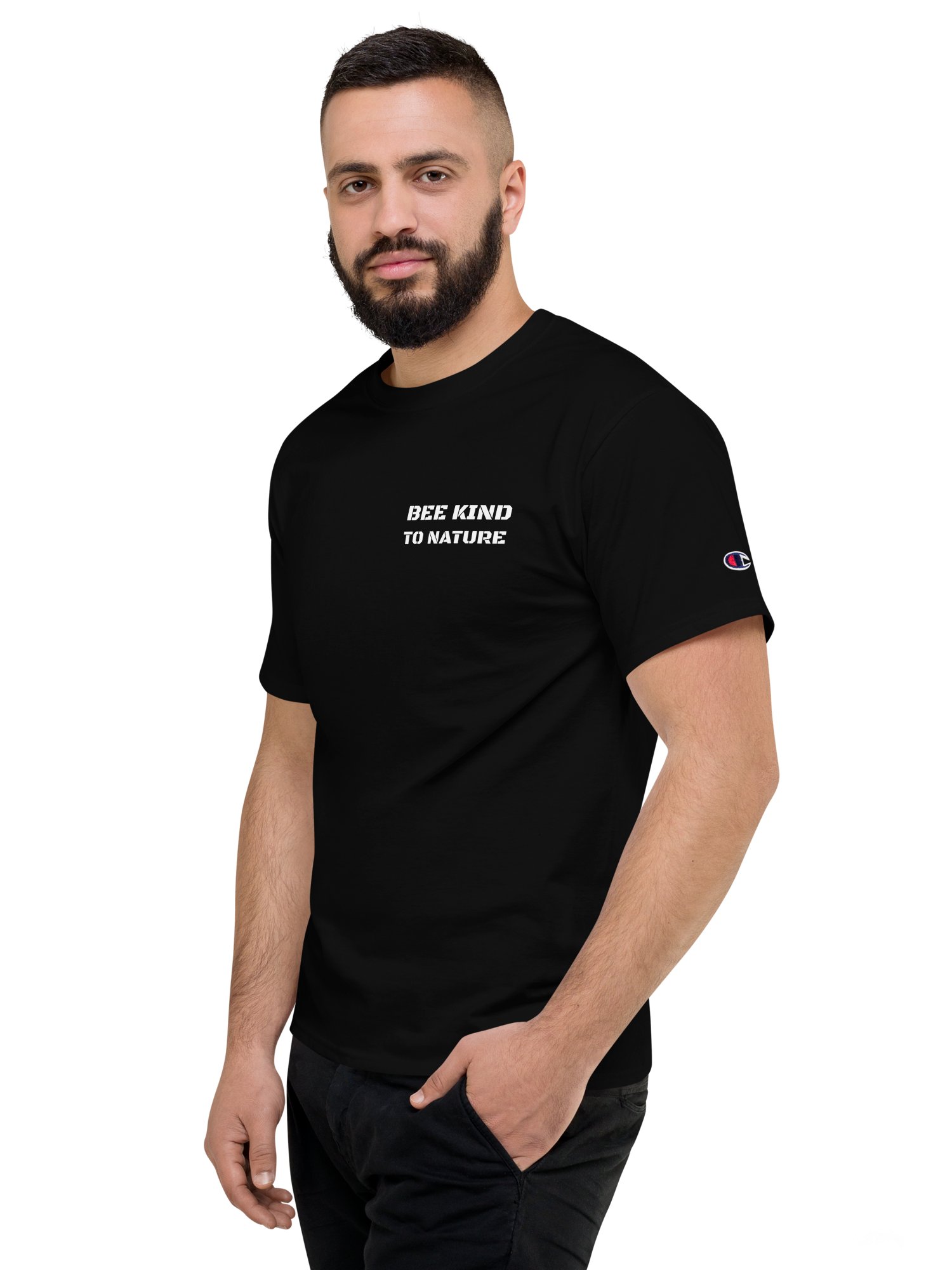 Bee Kind to Nature Men’s Champion T-Shirt product image (2)