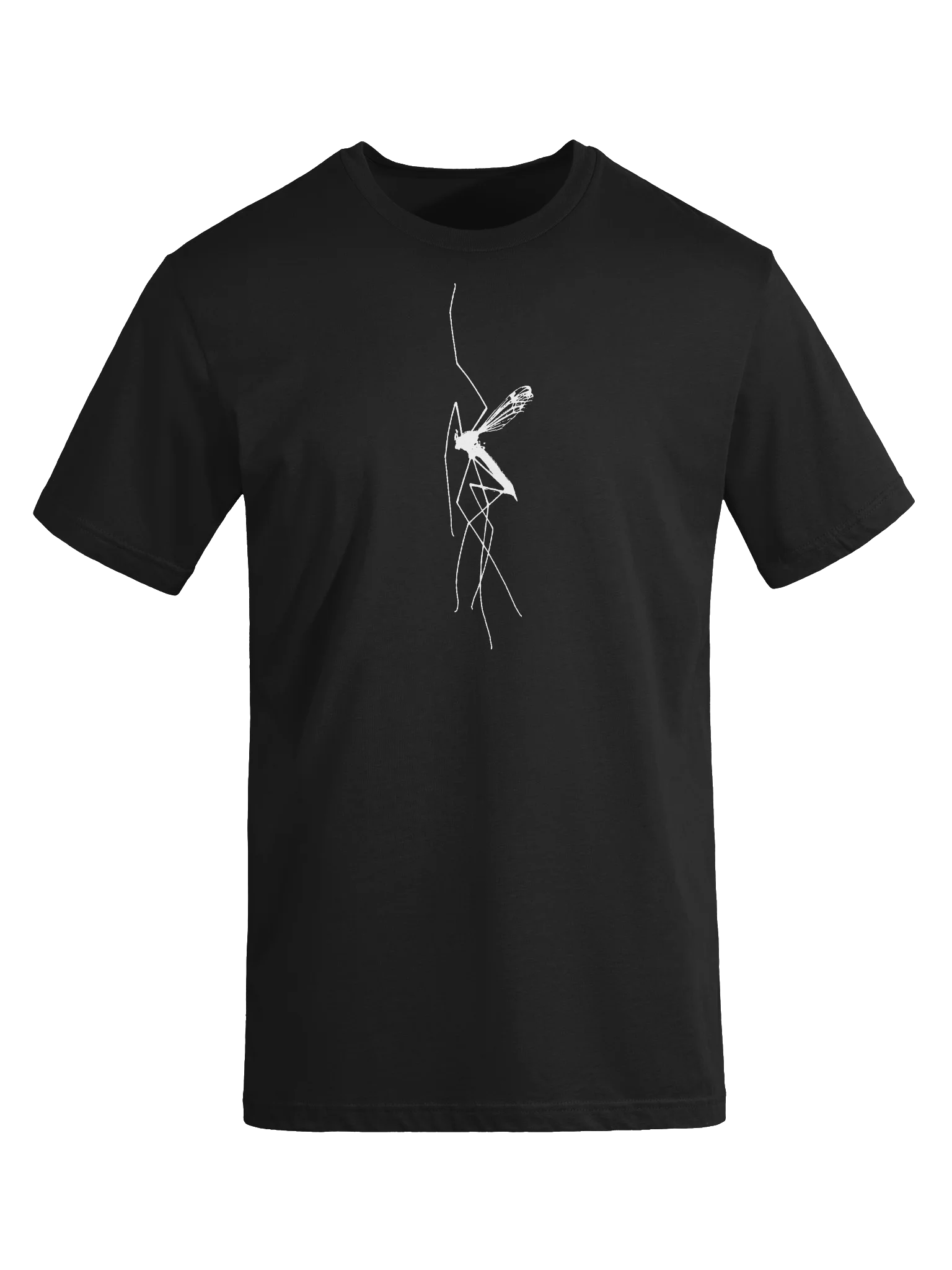 Mosquito Scan, 1993 — White Print T-Shirt