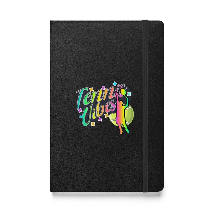 Tennis Vibes Male Neon Hardcover Journal product image (1)