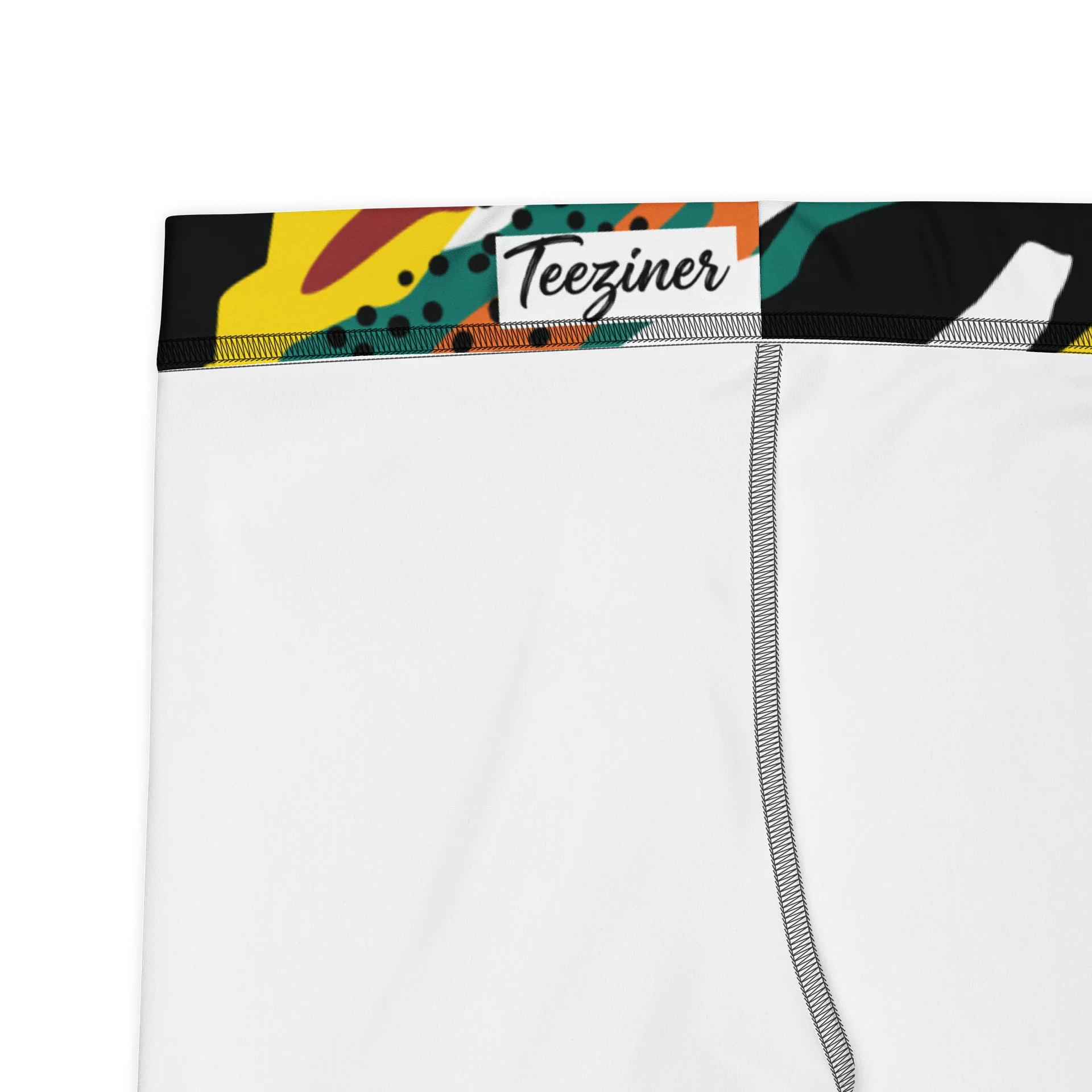 Terracotta & Teal Abstract Safari Pattern | Vibrant All-Over Print Shorts product image (7)