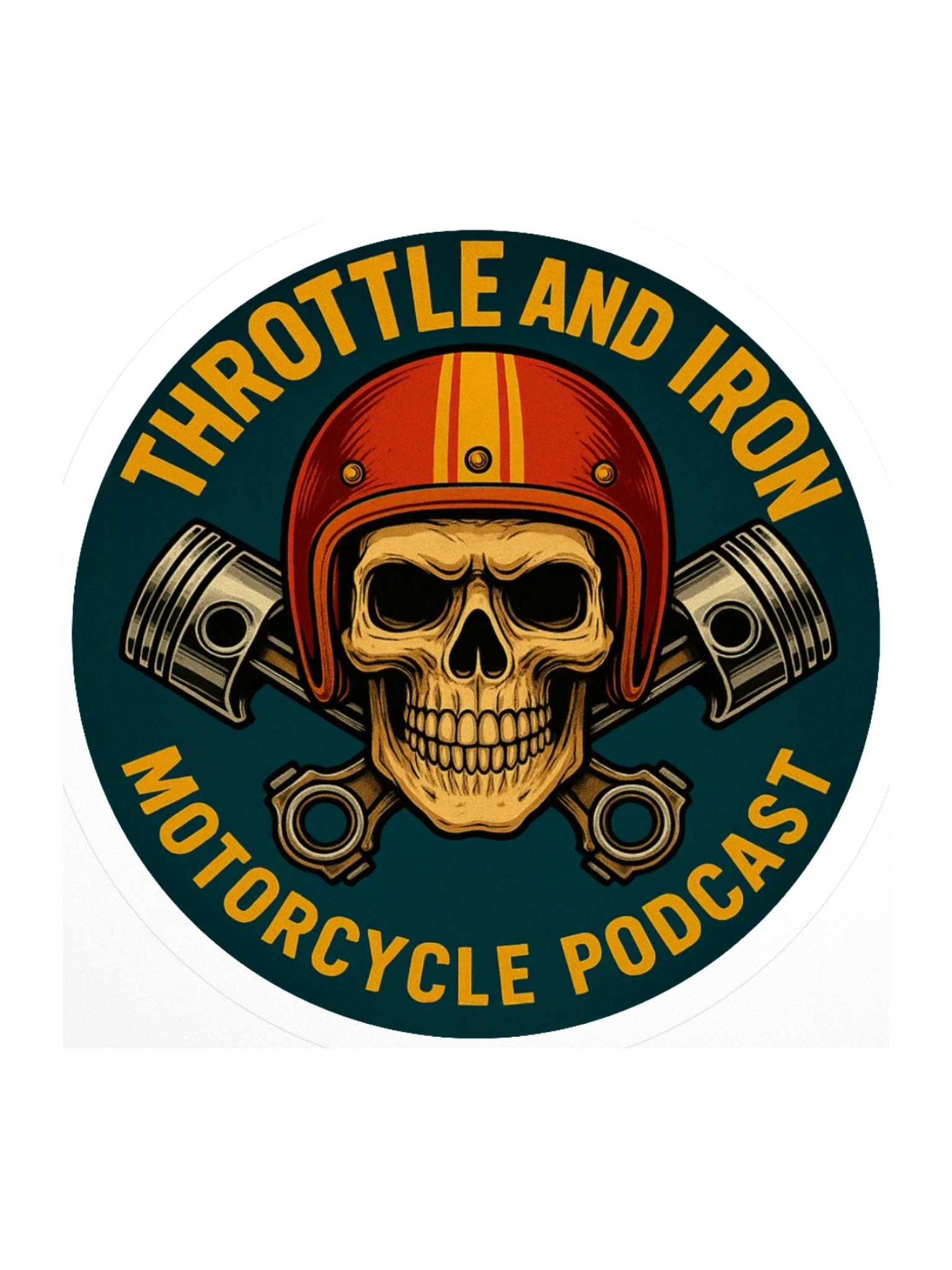 Throttle and Iron Motorcycle Podcast Stickers product image (3)